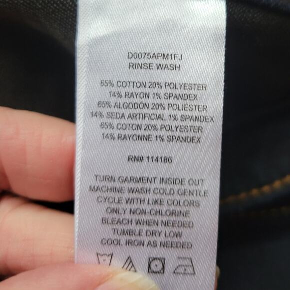 NWT Hi Rise Pull On Utility Jeans Womens Jeggings Skinny Comfort Size 12 - Picture 6 of 8